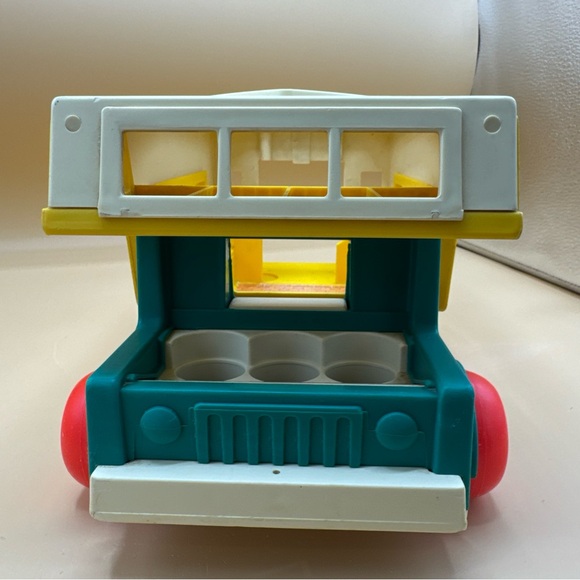 Vintage Fisher Price Little People Play Family Camper Top & Truck - see pics - Picture 7 of 11
